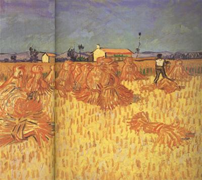Vincent Van Gogh Harvest in Provence (nn04) oil painting image